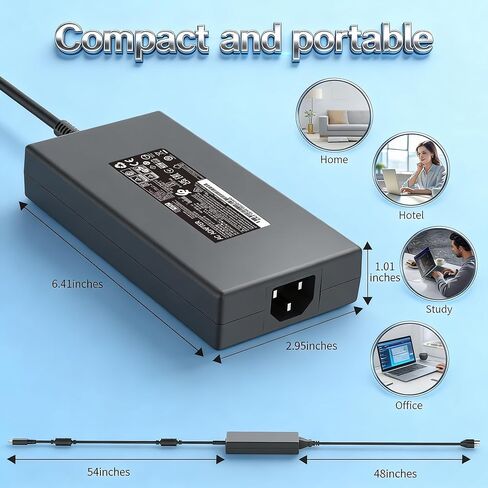 230W 240W USB Tip AC Adapter Fit for MSI Gaming Laptop Charger; GE76 GE66 Raider GP76 GP66 Leopard Creator Pro Z16 Z16P Z17 HX Studio S93-0409380-D04 ADP-230GB D A17-230P1B 957-1541XP-108 Power Supply in Kuwait