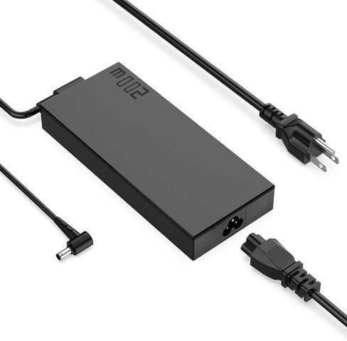 شاحن 200 وات 180 وات متوافق مع ASUS ROG Zephyrus G15 G14 GA502 GA401 TUF F15 F17 A17 A15 FX506 FX505 FX706 FA706 FA506 ROG Strix G GL504GM G713IH G531 G731 GL531، يناسب أيضًا 150 وات 120 واط in Kuwait