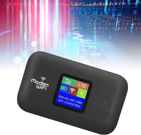 Pomya 4G Mobile Hotspot, Portable Wireless Router with SIM Card Slot for 10 Connected Devices, High Speed 4G LTE up to 300Mbps, Stable Network Coverage, Secure WPA WPA2 Encryption in Kuwait