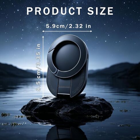 3-in-1 Suction Magnetic Phone Holder, 360° Rotatable Phone Tripod Mount Magnetic Gym Phone Holder, Ultra Magnetic Suction Mount, Ideal for Car Dashboard, Gym, Kitchen, Office in Kuwait