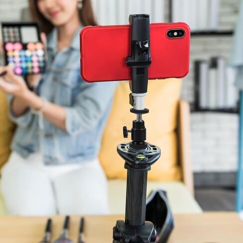 OUNONA 2pcs Camera Tripod Adapter Ball Head Mount Screw Tripod Attachment for DSLR Photography LED Light Projector with 360° Rotation, Black in Kuwait