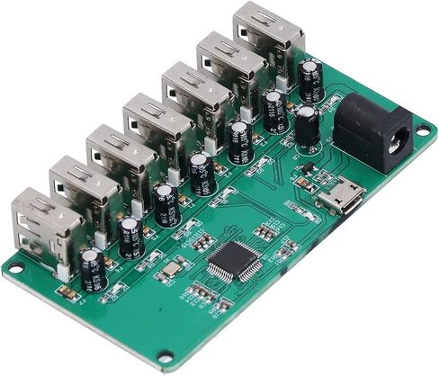 وحدة محور USB2.0، لوحة توسيع مجانية من 1 إلى 7 منافذ مع التعرف الذكي ومؤشرات LED، من أجل in Kuwait
