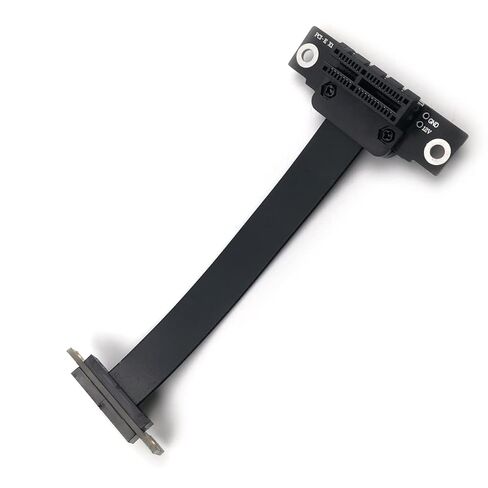 FainWan PCI-e PCI Express 36PIN 1X Extension Cable (Dual Vertical 90 Degrees Direction) in Kuwait