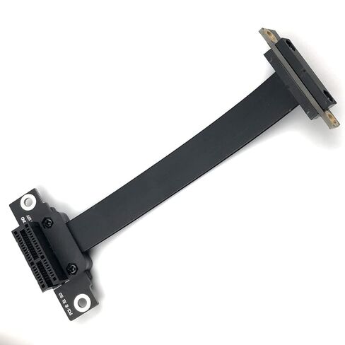 FainWan PCI-e PCI Express 36PIN 1X Extension Cable (Dual Vertical 90 Degrees Direction) in Kuwait