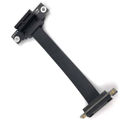 FainWan PCI-e PCI Express 36PIN 1X Extension Cable (Dual Vertical 90 Degrees Direction) in Kuwait