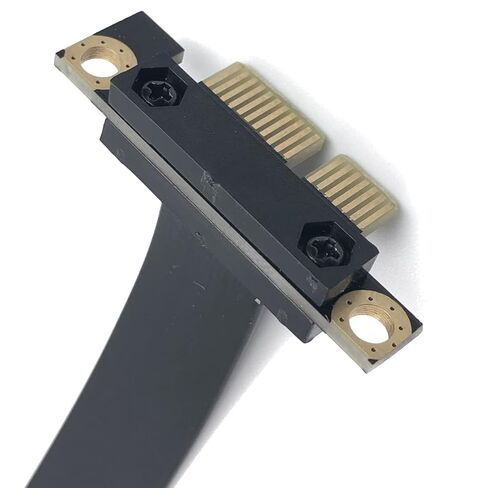 FainWan PCI-e PCI Express 36PIN 1X Extension Cable (Dual Vertical 90 Degrees Direction) in Kuwait