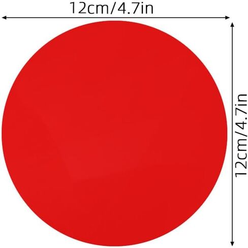 KALLORY 30pcs Round Photography Gel Filters Color Correction Film Sheets 12cm Plastic Lighting Overlays for Studio Video and Photo Illumination in Kuwait