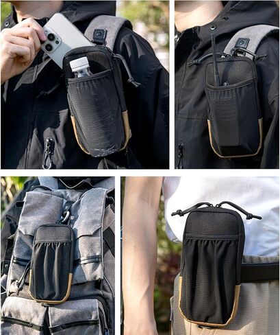 EDC Tactical Shoulder Bag & Molle Strap Pouch - Compact Organizer for Outdoor Gear, Tools Bag in Saudi Arabia