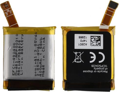Rechargeable 0-Cycle Replacement Battery APP00310 400mAh 3.85V Compatible Fossil Gen 6 EFC1-492428 Smart Watch Battery in Kuwait