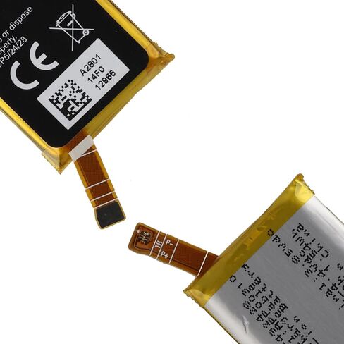 Rechargeable 0-Cycle Replacement Battery APP00310 400mAh 3.85V Compatible Fossil Gen 6 EFC1-492428 Smart Watch Battery in Kuwait