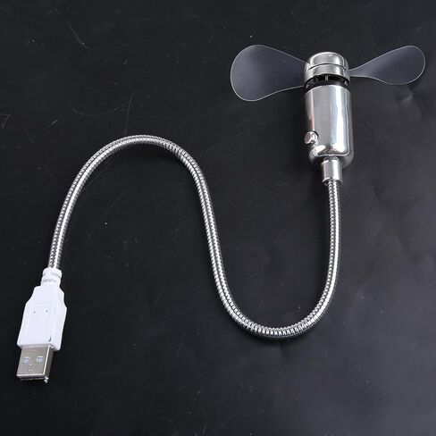 مروحة تبريد هواء مرنة بمنفذ USB لأجهزة الكمبيوتر المحمول والكمبيوتر المكتبي ومروحة باور بانك خارجية قابلة لإعادة الشحن للمنزل in Kuwait