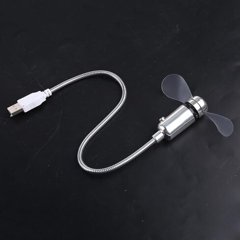مروحة تبريد هواء مرنة بمنفذ USB لأجهزة الكمبيوتر المحمول والكمبيوتر المكتبي ومروحة باور بانك خارجية قابلة لإعادة الشحن للمنزل in Kuwait