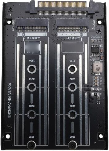 محول U.2 M Key SSD، بطاقة محول NVME إلى U.2، محول M. NVME إلى SFF 8639 مع دعم PCI E 4.0 4X، مثالي لـ & in Kuwait
