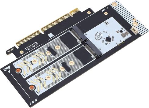 M.2 NVMe to PCIe Adapter Card with PCIe Gen 5.0 Interface, Wide Compatibility, for Gaming Enthusiasts in Kuwait