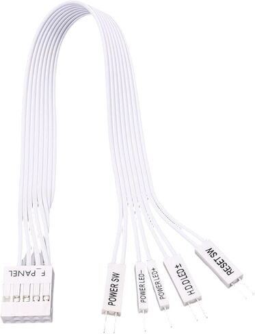 اللوحة الأم توسيع كابل الطاقة LED إعادة تعيين طاقة الكمبيوتر F-لوحة أنثى إلى 2Pin ذكر موصل للكمبيوتر إعادة تعيين القرص الصلب in Kuwait