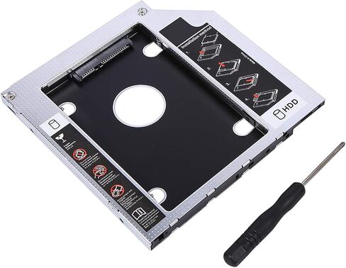حاوية Ciciglow من الألومنيوم 9.5 مم SSD مع واجهة قياسية لاستبدال محرك الأقراص الضوئية للكمبيوتر المحمول لعشاق DIY in Kuwait