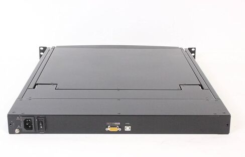 وحدة تحكم LCD بحامل مقاس 17 بوصة من APC - لوحة مفاتيح وماوس ووحدة تحكم LCD قابلة للتركيب على حامل 1U مع تخطيط لوحة مفاتيح باللغة الإنجليزية الأمريكية. (156124G) in Kuwait