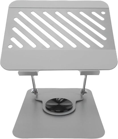 Asixxsix Laptop Stand for Desk, Foldable Aluminium Alloy Laptop Riser 360 Rotating, Ventilated Cooling Computer Stand Holder for All 17 Inches and Smaller Laptops and Tablets in Kuwait