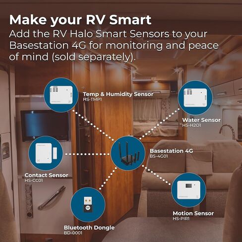 Winegard BS-4G01 Basestation 4G Indoor Router - Dual Band Wi-Fi 802.11ac 4G LTE Backup Ethernet Starlink Compatible - WiFi Router for RV Connectivity in Kuwait