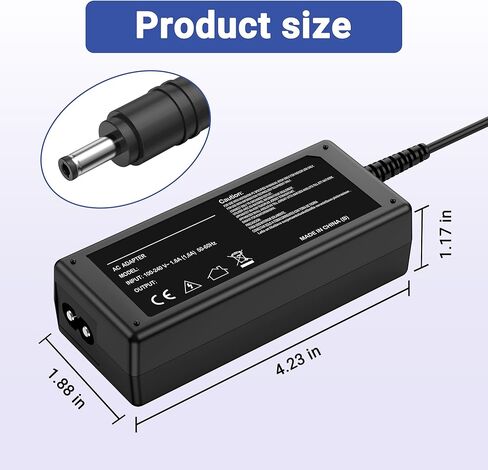 محول تيار متردد 24 فولت 2 أمبير مزود طاقة لكاتب الملصقات Dymo 330/400/400 Turbo/450/450 Turbo، استبدال محول التيار المتردد لكاتب الملصقات Dymo 450 1752266 1752267 in Kuwait