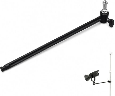 2-Pack 19" Super Clamp Extension Arm with Dual Thread Spigot, Heavy Duty Aluminum Mounting Arm for Studio Light, Camera, Monitor & Photography Accessories in Kuwait