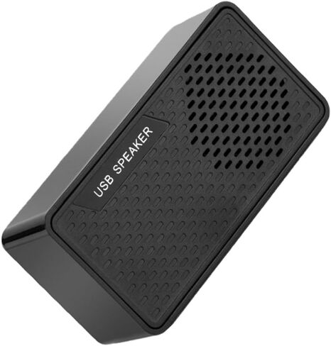 مكبر صوت USB للكمبيوتر المحمول مع صوت محيطي، مكبر صوت USB صغير محمول لسطح المكتب والشاشة، شريط صوت للكمبيوتر الأسود للمكتب والسفر in Kuwait