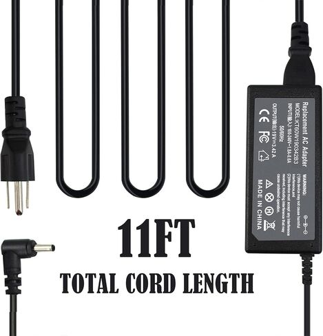 N20C5 N22C5 N23C3 N23H5 N23H1 N19H2 65W Laptop Charger for Acer Swift, Aspire 3 5 Series A315-58 ADP-45FE F 19V 3.42A 3.0 * 1.1mm tip Also Fit for Samsung Galaxy View 18.4" Tablet SM-T670N/T677A in Kuwait