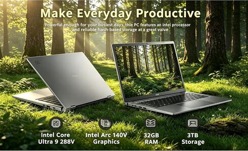 كمبيوتر محمول Acer Aspire 14 AI رفيع، شاشة لمس WUXGA مقاس 14 بوصة، Intel Core Ultra 9-288V (حتى 5.1 جيجا هرتز)، ذاكرة الوصول العشوائي DDR5 سعة 32 جيجابايت، 1 تيرابايت SSD، Win 11، Copilot AI مع NPU، Wi-Fi 6E/Backlit KB، للطلاب/الأعمال، حزمة RK in Kuwait