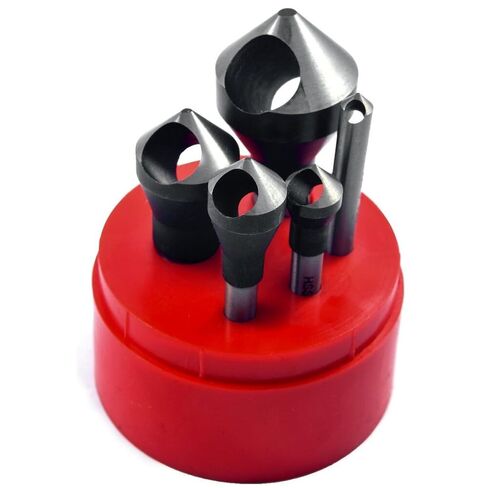HHIP 2001-0006 5 Piece Zero-Flute Countersink & Debur Tool Set, 82 Degree in Saudi Arabia