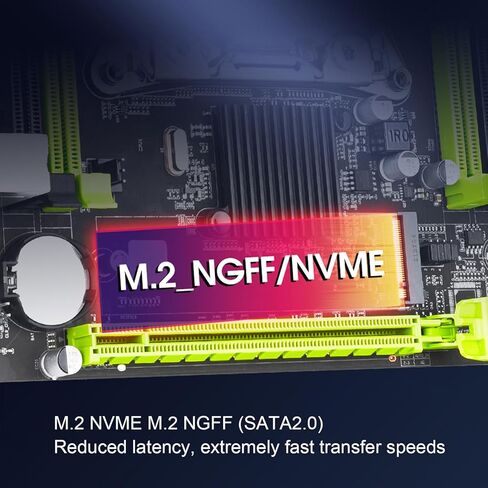 اللوحة الأم NVME M.2 X79SE Plus LGA 2011 لـ E5 V1 V2، PCIe 3.0X16، جيجابت إيثرنت، 8 طبقات PCB، للمنزل، المكتب، الألعاب، 4xDDR3 حتى 128 جيجا، USB2.0 in Kuwait