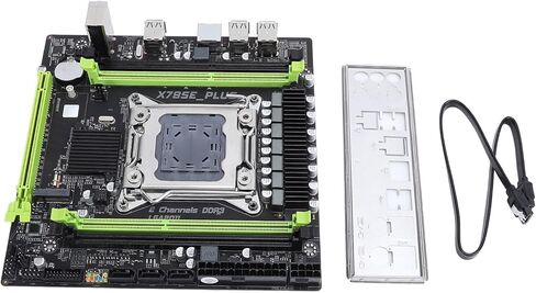 اللوحة الأم NVME M.2 X79SE Plus LGA 2011 لـ E5 V1 V2، PCIe 3.0X16، جيجابت إيثرنت، 8 طبقات PCB، للمنزل، المكتب، الألعاب، 4xDDR3 حتى 128 جيجا، USB2.0 in Kuwait