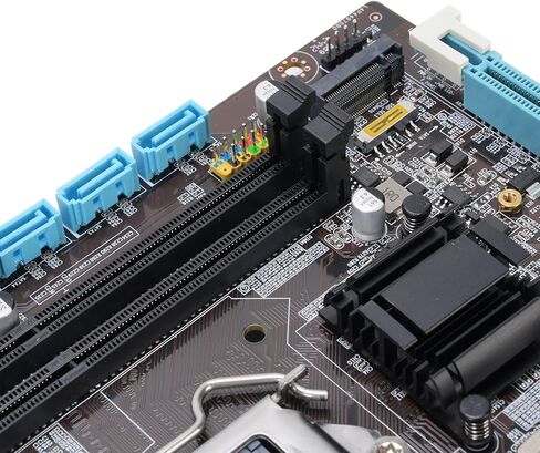 H110 Gaming Motherboard, LGA 1151 ATX DDR4 M.2 NVMe NGFF SATA3.0 6GBs PCIe, with 2 Channel DDR4 1600 1866 2133 2400MHz, for 6 7 8 Gen 14nm CPU Core I7 I5 I3 Pentium Celeron in Kuwait