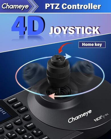 كاميرا Chameeye 4K PTZ NDI تتبع تلقائي بالذكاء الاصطناعي، تكبير بصري 20X، مع وحدة تحكم PTZ لمؤتمر زفاف الكنيسة، حزمة 4K PTZ، C420TX2+E300 in Kuwait