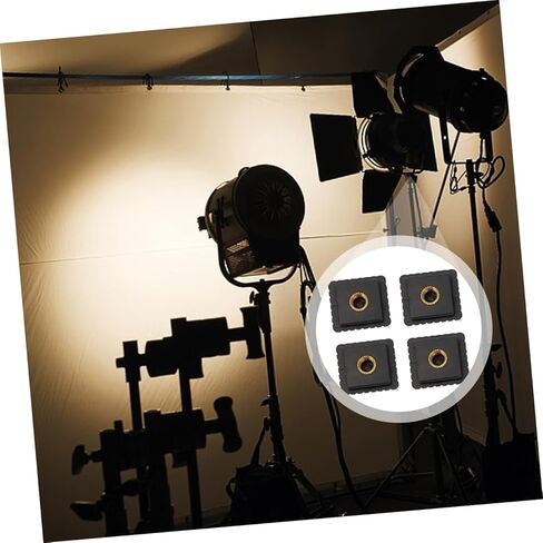 Homoyoyo 4pcs Hot Shoe Mount Bracket with 1/4 Inch Threaded Hole Flash Stand Adapter for DSLR Camera Photography Accessories in Kuwait
