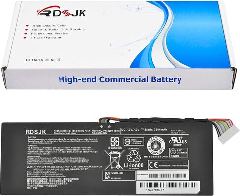 PA5209U-1BRS بطارية الكمبيوتر المحمول لتوشيبا الأقمار الصناعية L10-B003 L10W-B L10W-C L10T L10W L15W-B L15W-B1208X L15W-B1302 L15W-B1310 دائرة نصف قطرها 11 L10W-C L10W-C-10C L10W-C-10H سلسلة P000627450 WSTBBT050O 7.2V 28Wh in Kuwait