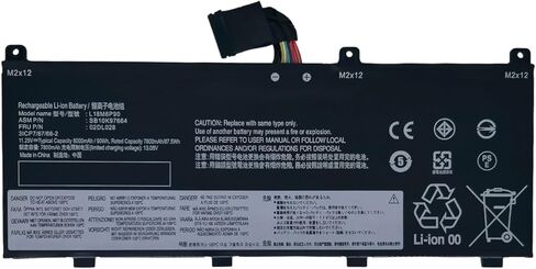 استبدال بطارية الكمبيوتر المحمول L18M6P90 L18C6P90 لجهاز Lenovo ThinkPad P53 Series Notebook SB10K97664 02DL028 02DL029 SB10K97665 5B10W13901 5B10W13902 [11.25V 90Wh] in Kuwait