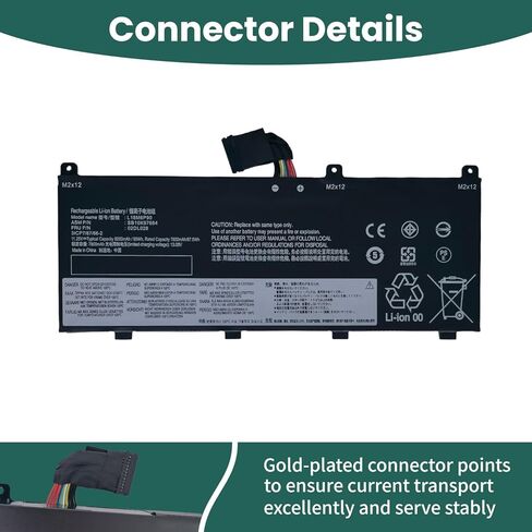استبدال بطارية الكمبيوتر المحمول L18M6P90 L18C6P90 لجهاز Lenovo ThinkPad P53 Series Notebook SB10K97664 02DL028 02DL029 SB10K97665 5B10W13901 5B10W13902 [11.25V 90Wh] in Kuwait