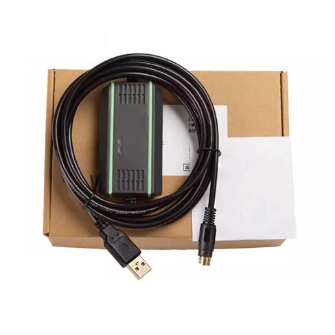 USB-Shihlin Applicable Programming Cable Download Cable PLC Programmable Communication Cable Gold-Plated High-Speed Electromagnetic Isolation FT232RL Chip 3m in Kuwait