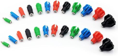 محولات طرف Boresighter باللون الأخضر/الأحمر لمحولات بلاستيكية من عيار 0.17 إلى 0.78 أربور عالمية (عبوتان) in Kuwait