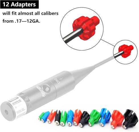محولات طرف Boresighter باللون الأخضر/الأحمر لمحولات بلاستيكية من عيار 0.17 إلى 0.78 أربور عالمية (عبوتان) in Kuwait