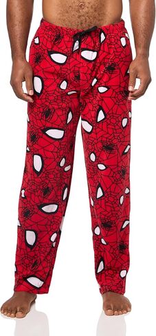 Marvel Mens Pajama Pants ، قيعان صالة مع الرباط ، فائقة النعومة والمريحة in Saudi Arabia
