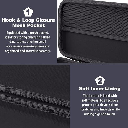 مجموعة حافظة صلبة من co2CREA للوحة المفاتيح Logitech Alto Keys K98M وMX Master 4 / MX Master 3 / Master 3S، ماوس لاسلكي متطور، حقيبة تخزين واقية للسفر مع جيب شبكي لماوس POP والإكسسوارات in Kuwait