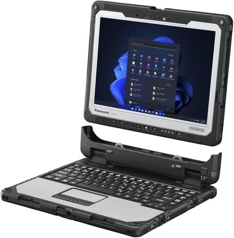 باناسونيك تاف بوك 33 MK1، متين 2 في 1، كور i5-7300U، شاشة لمس QHD 12 بوصة، ذاكرة الوصول العشوائي 16 جيجابايت، 512 جيجابايت SSD، 4G LTE، dGPS، قارئ البطاقات الذكية (قابل للإدراج)، Win11 Pro (متجدد) in Kuwait