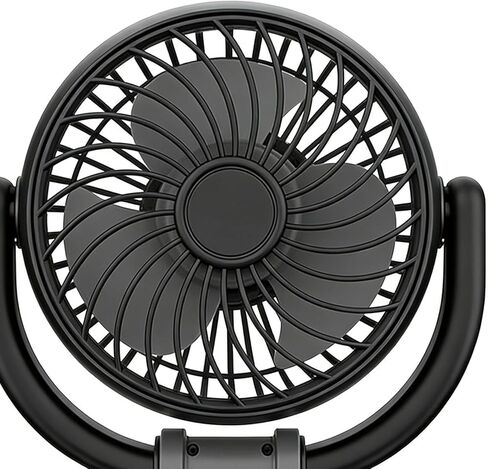 USB Car Fan | 160° Rotation Car Cooling | Desktop Cooling Fan - for Drivers Trucks Sedans SUVs RVs Travelers Travel Camping Bedroom Dormitory Home Office Gym in Kuwait