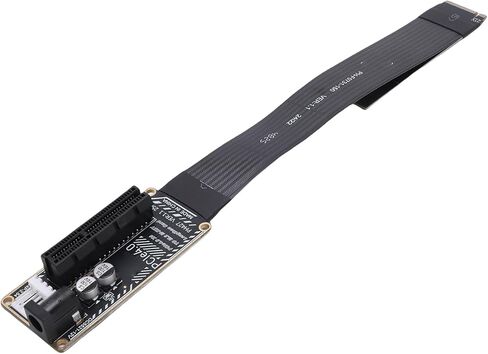 كابل محول Gugxiom PH427 PCIe 4.0 x4 إلى M.2 M موسع عالي السرعة 64 جيجابت في الثانية لوحدة معالجة الرسومات الخارجية NVMe SSD، سلك رفع مرن FPC متوافق مع 2230 2242 2260 2280 in Kuwait