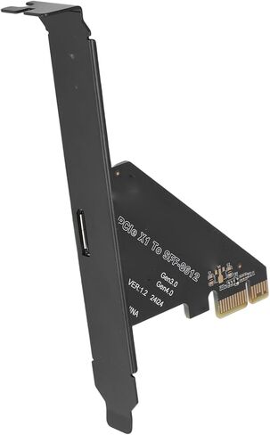 بطاقة محول PCIe إلى SFF-8612 لنقل البيانات بسرعة، ودعم الأجهزة القابلة للتمهيد، 10 64 بت، متوافقة، دعامة in Kuwait