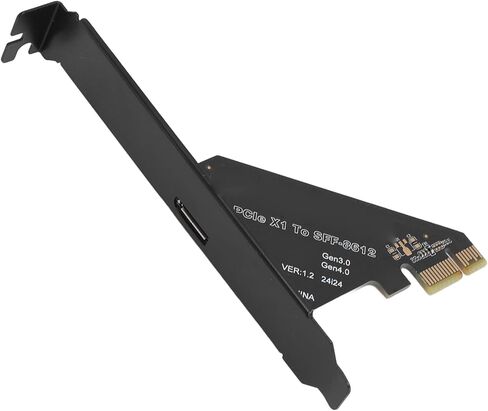 بطاقة محول PCIe إلى SFF-8612 لنقل البيانات بسرعة، ودعم الأجهزة القابلة للتمهيد، 10 64 بت، متوافقة، دعامة in Kuwait