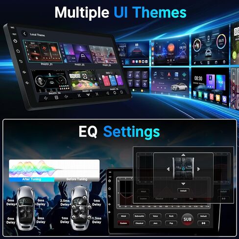 ستيريو سيارة Leadfan لسيارة Ford Transit 2013 2014 2015 2016 2017 2018 2019 مع CarPlay Android Auto، شاشة لمس 9 بوصة لكاميرا احتياطية Transit Bluetooth GPS SWC (لسيارة Ford Transit 2013-2019) in Kuwait