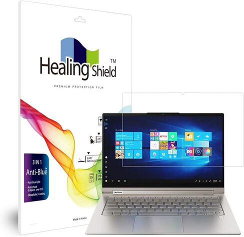 واقي شاشة Healingshield لحماية العين مضاد للأشعة فوق البنفسجية والأشعة الزرقاء متوافق مع Lenovo Yoga C940-14IIL in Kuwait