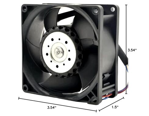 24V 3214JN 270mA 6.5W 9038 Cooling Fan 3-Wire in Kuwait